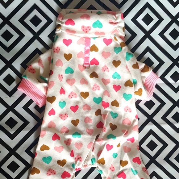 Hearts Pet Pajama for Dogs - Picture 3 of 16